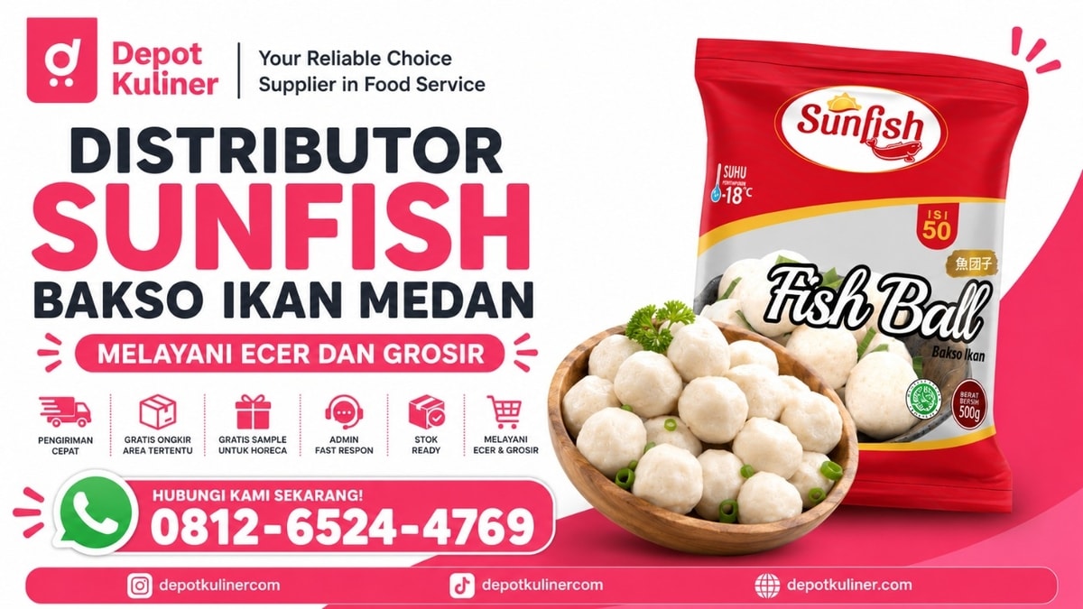 READY STOCK, WA: 0812-6524-4769, Distributor Sunfish Bakso Ikan Medan