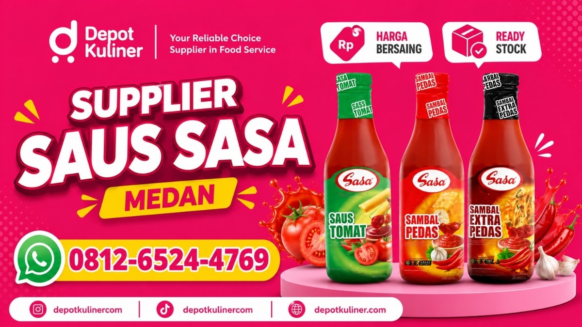 GRATIS ONGKIR, WA: 0812-6524-4769, Supplier Saus Sasa Medan