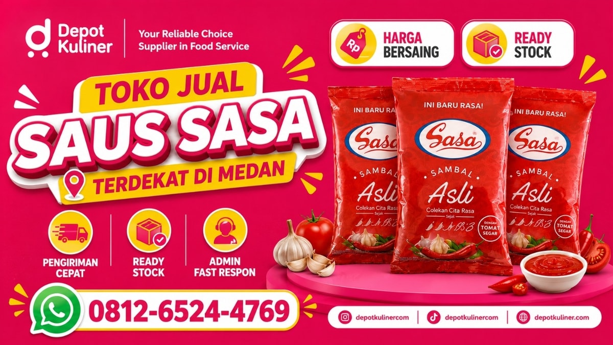 SIAP KIRIM HARI INI, WA: 0812-6524-4769, Toko Jual Saus Sasa Terdekat Di Medan