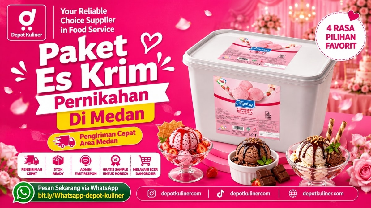 SUPPLIER TERPERCAYA, WA: 0812-6524-4769, Paket Es Krim Pernikahan Di Medan