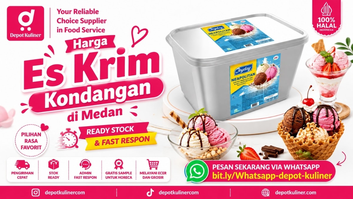 TERLARIS, WA: 0812-6524-4769, Harga Es Krim Kondangan di Medan