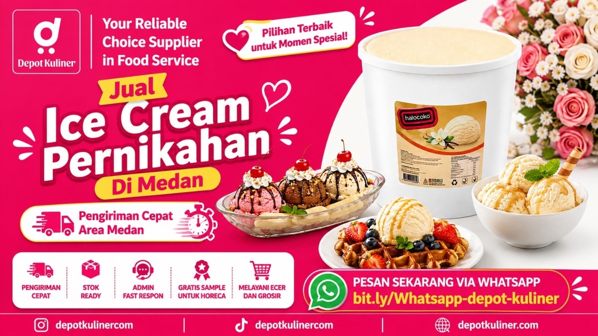 HARGA TERBAIK, WA: 0812-6524-4769, Jual Ice Cream Pernikahan Di Medan