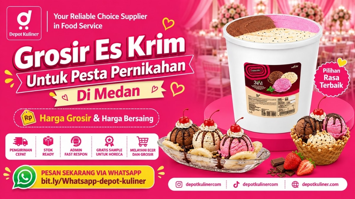 BEST SELLER, WA: 0812-6524-4769, Grosir Es Krim Untuk Pesta Pernikahan Di Medan