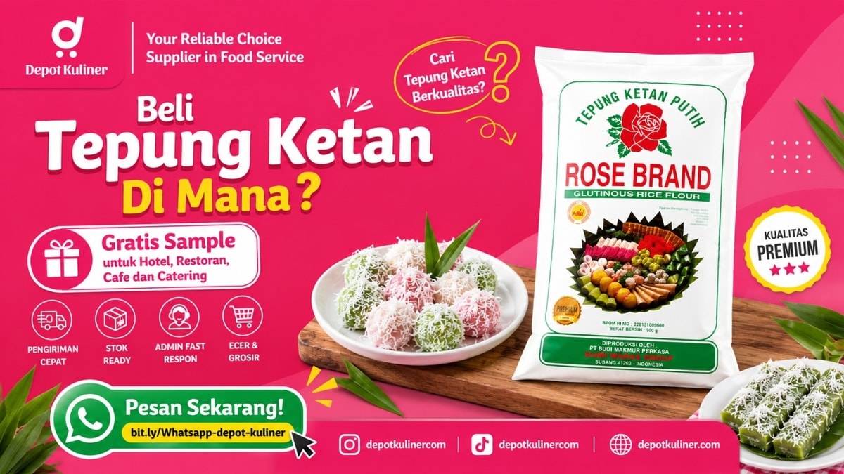 READY STOCK, WA: 0812-6524-4769, Beli Tepung Ketan Di Mana