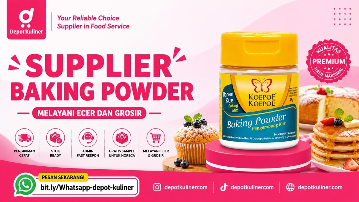 SIAP KIRIM HARI INI, WA: 0812-6524-4769, Supplier Baking Powder