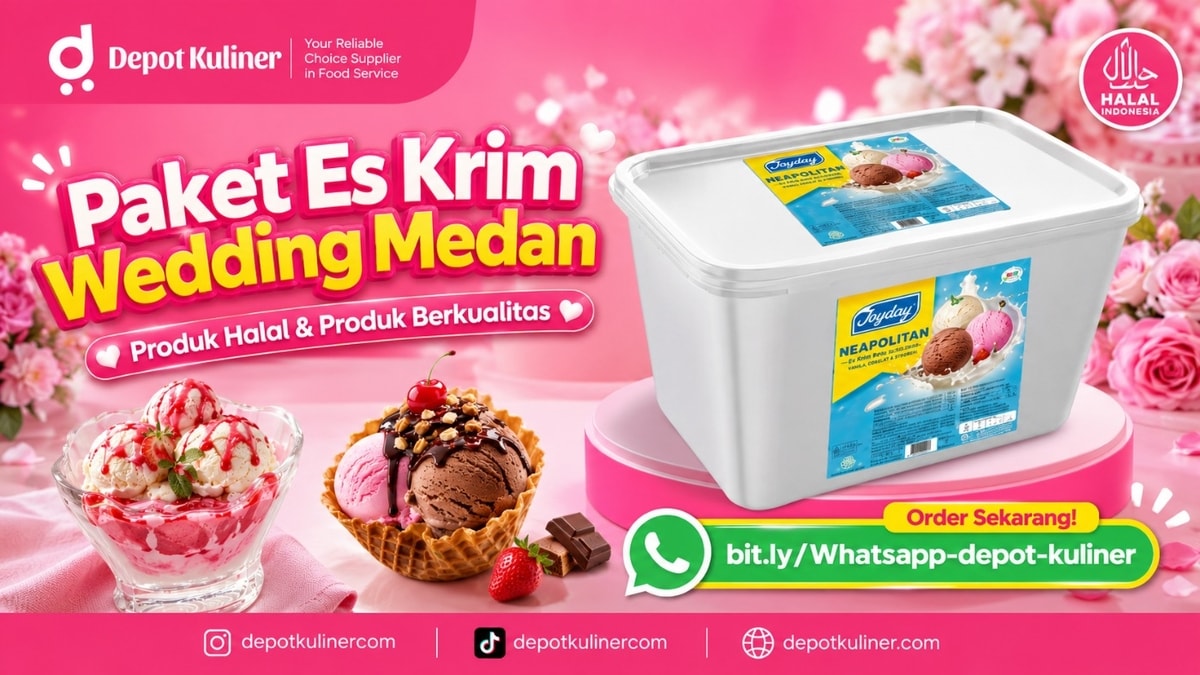 PROMO SPESIAL HARI INI, WA: 0812-6524-4769, Paket Es Krim Wedding Medan