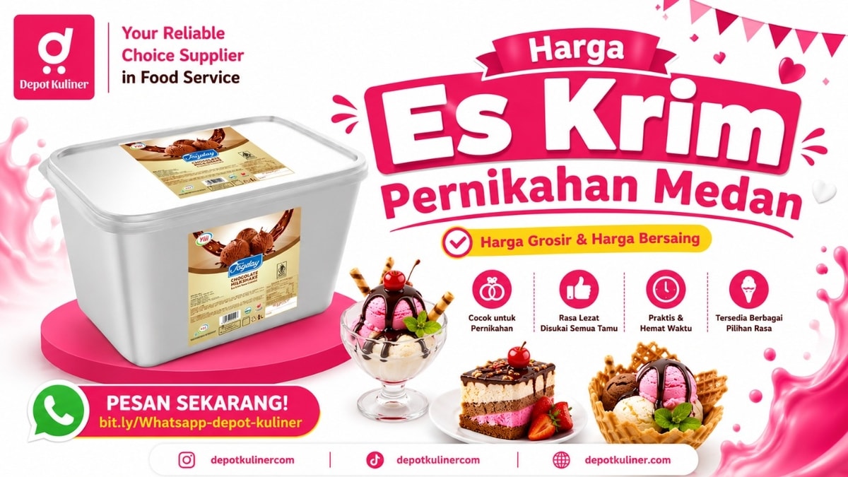 HARGA TERBAIK, WA: 0812-6524-4769, Harga Es Krim Pernikahan Medan