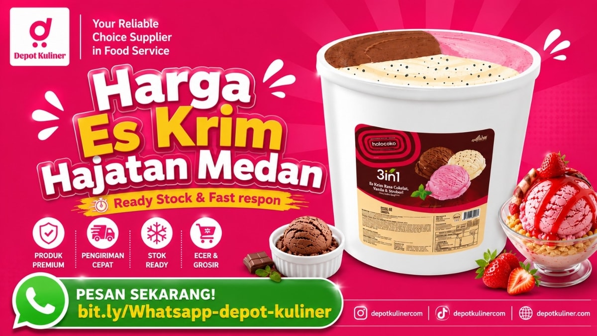 READY STOCK, WA: 0812-6524-4769, Harga Es Krim Hajatan Medan