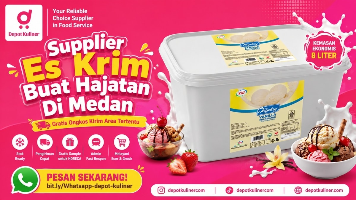 GRATIS ONGKIR AREA TERTENTU, WA: 0812-6524-4769, Supplier Es Krim Buat Hajatan Di Medan