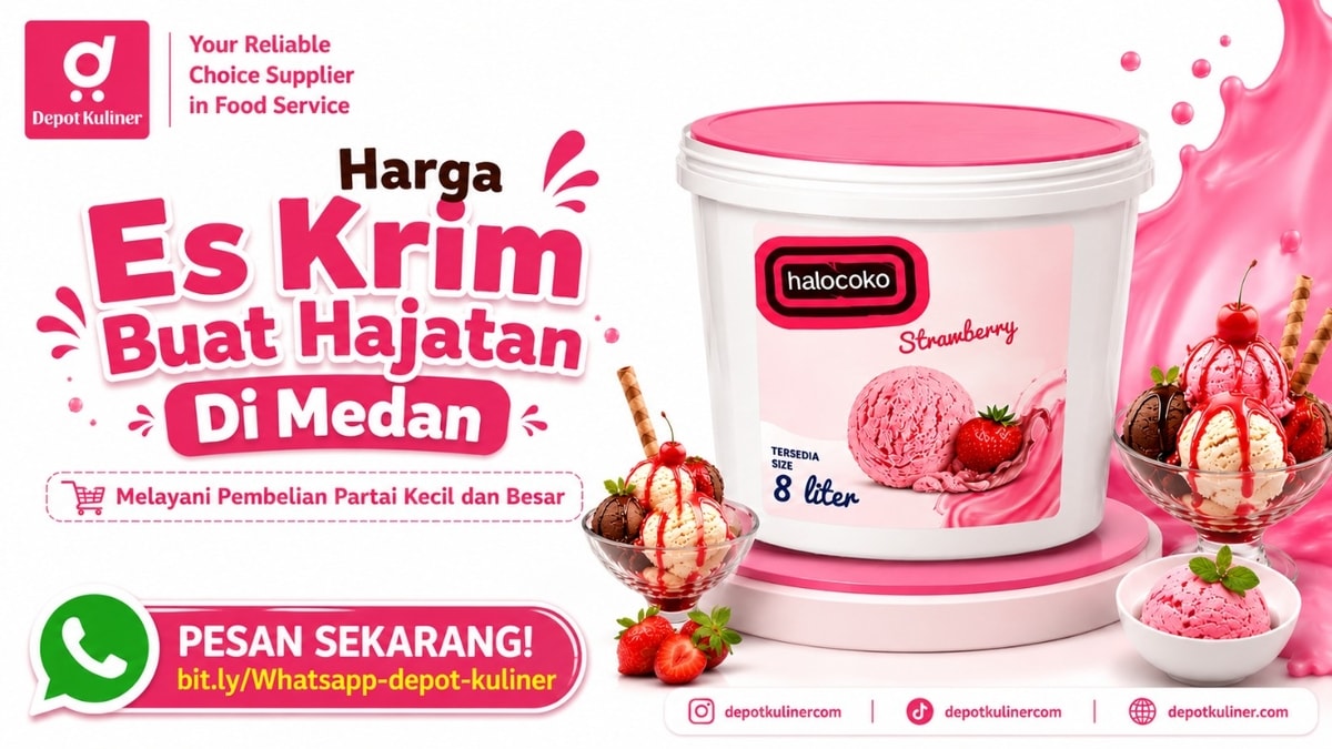 PENGIRIMAN CEPAT, WA: 0812-6524-4769, Harga Es Krim Buat Hajatan Di Medan