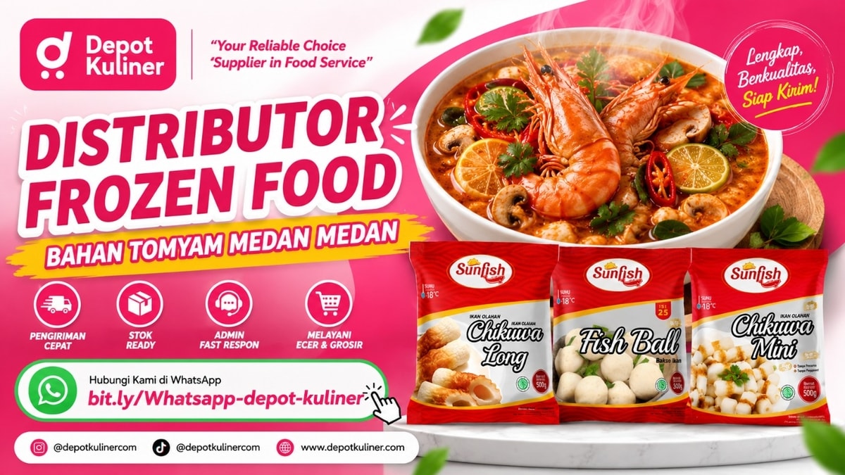 SUPER HEMAT, WA: 0812-6524-4769, Distributor Frozen Food Bahan Tomyam Medan