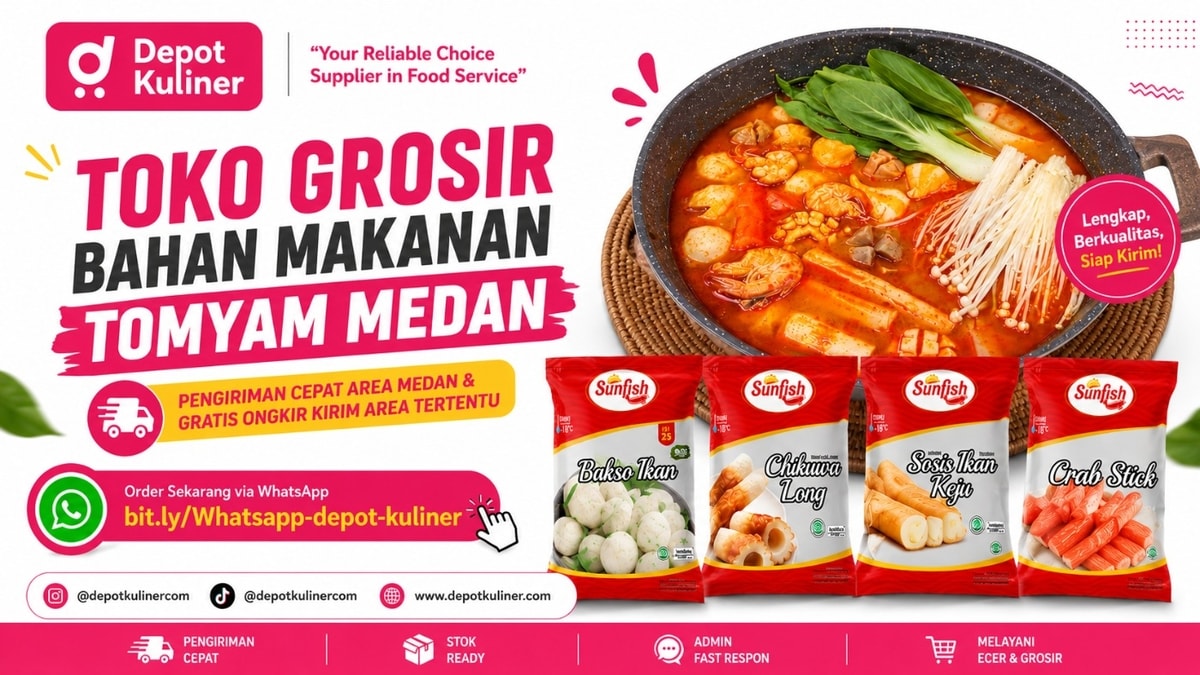 DISKON SPESIAL, WA: 0812-6524-4769,  Toko Grosir Bahan Makanan Tomyam Medan