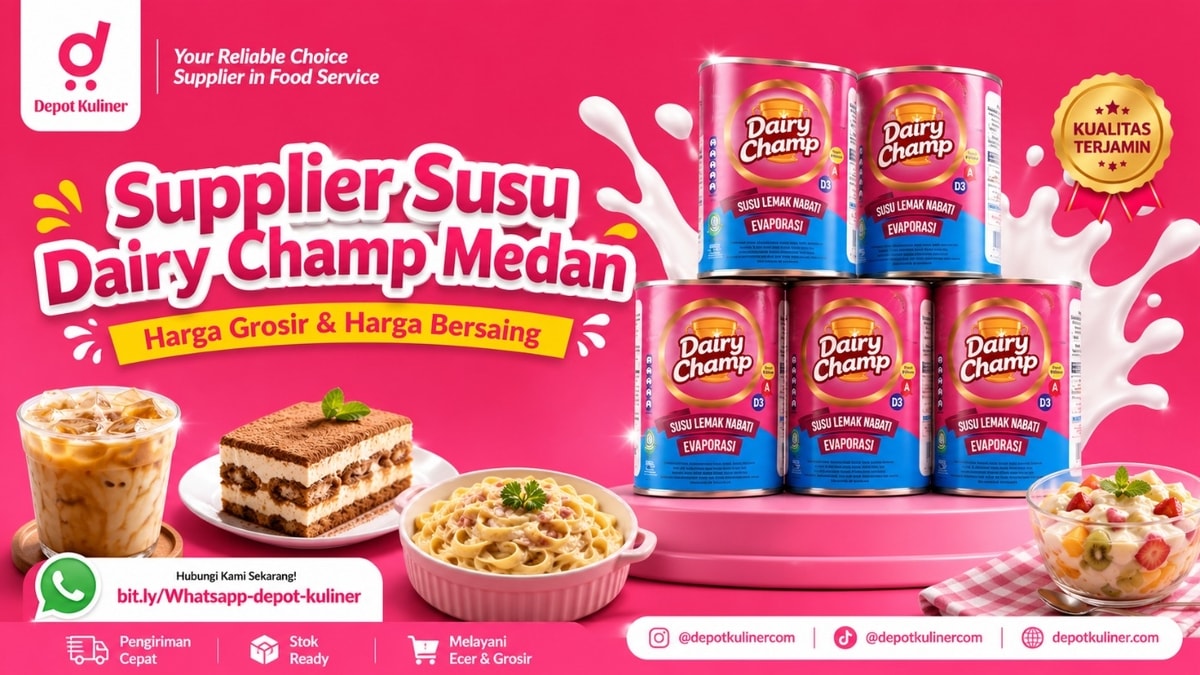 HARGA SPESIAL, WA: 0812-6524-4769, Supplier Susu Dairy Champ Medan