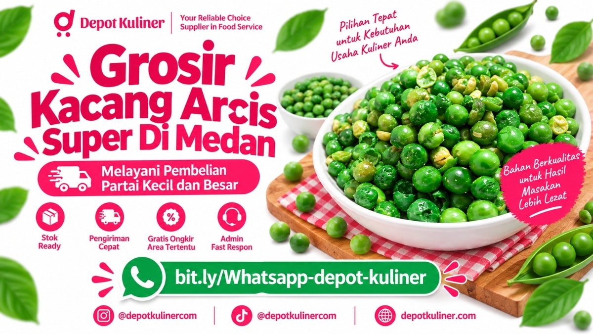 GRATIS SAMPLE HORECA, WA: 0812-6524-4769, Grosir Kacang Arcis Super Di Medan