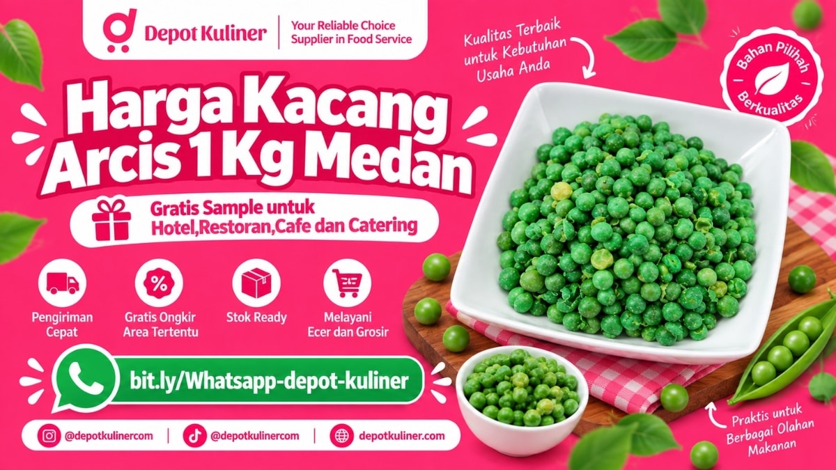 SIAP KIRIM HARI INI, WA: 0812-6524-4769, Harga Kacang Arcis 1 Kg Medan