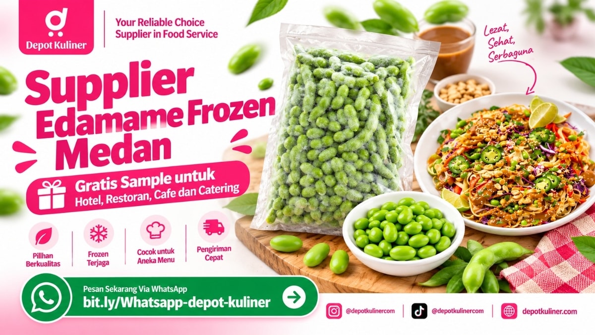 HARGA GROSIR, WA: 0812-6524-4769, Supplier Edamame Frozen Medan