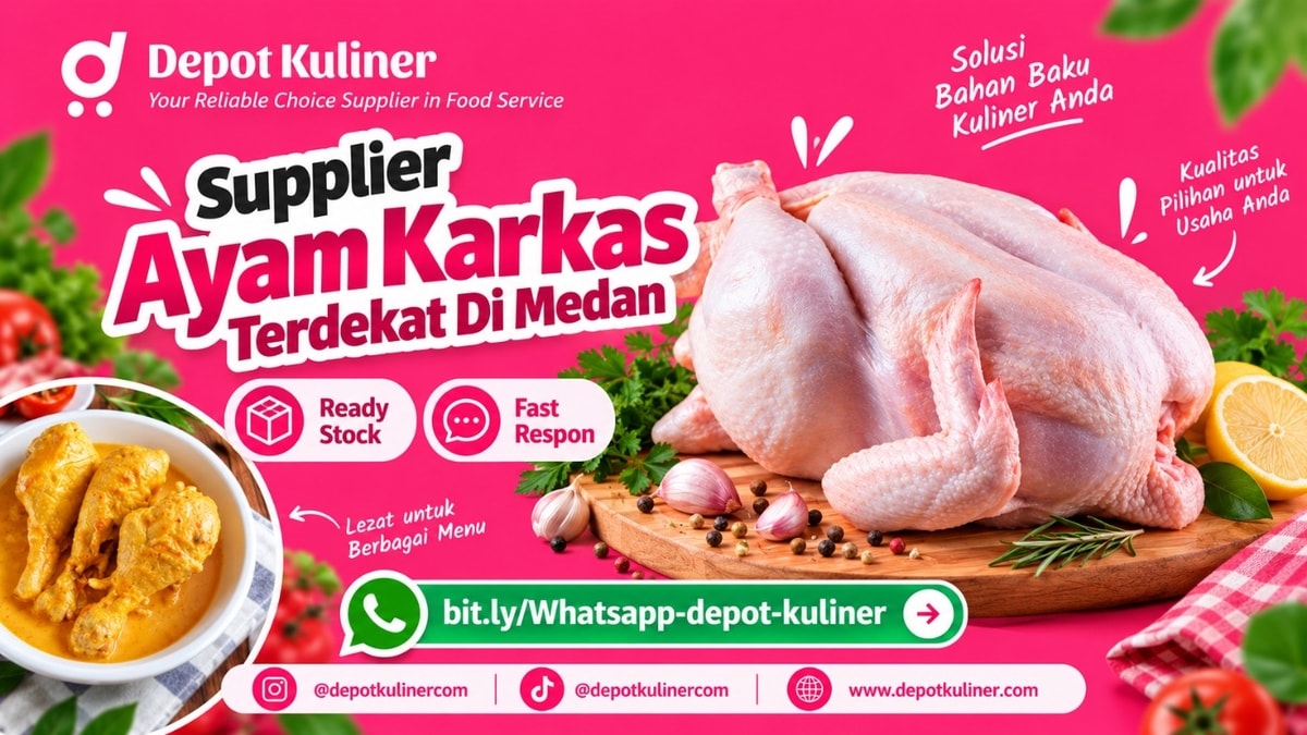 GRATIS ONGKIR AREA TERTENTU, WA: 0812-6524-4769, Supplier Ayam Karkas Terdekat Di Medan