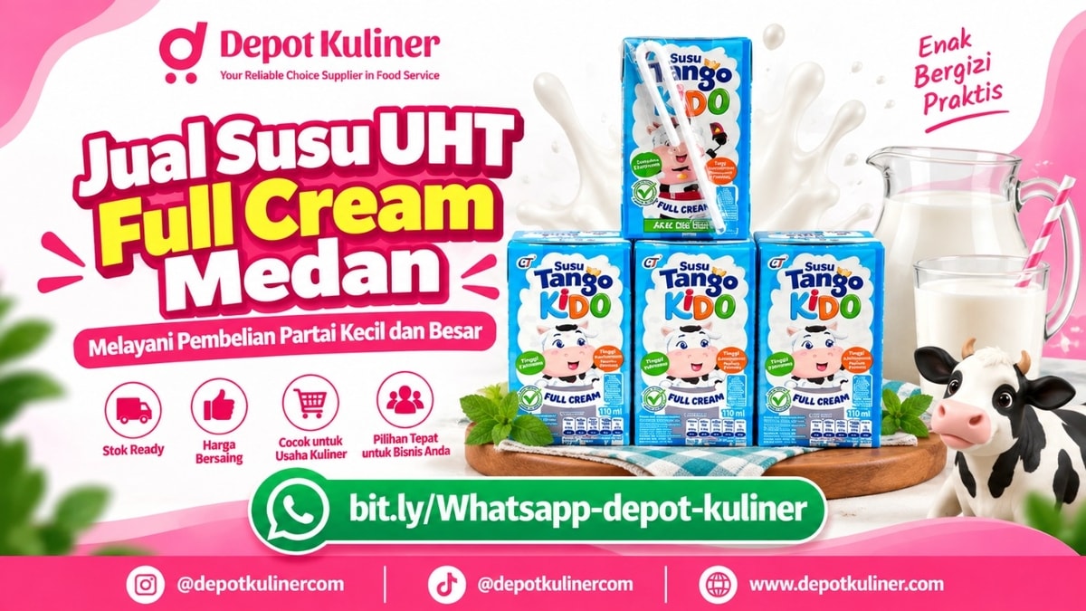 SUPPLIER TERPERCAYA, WA: 0812-6524-4769, Jual Susu UHT Full Cream Medan