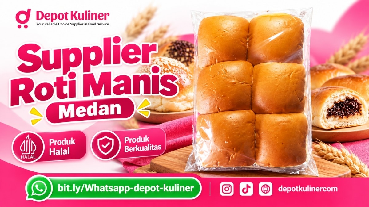 HARGA GROSIR, WA: 0812-6524-4769, Supplier Roti Manis Medan