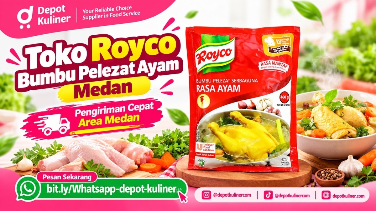 GRATIS SAMPLE HORECA, WA: 0812-6524-4769, Toko Royco Bumbu Pelezat Ayam Medan