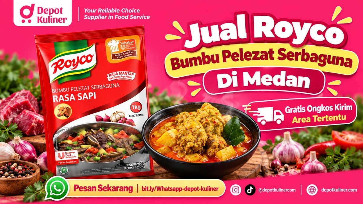 STOK SELALU READY, WA: 0812-6524-4769, Jual Royco Bumbu Pelezat Serbaguna Di Medan