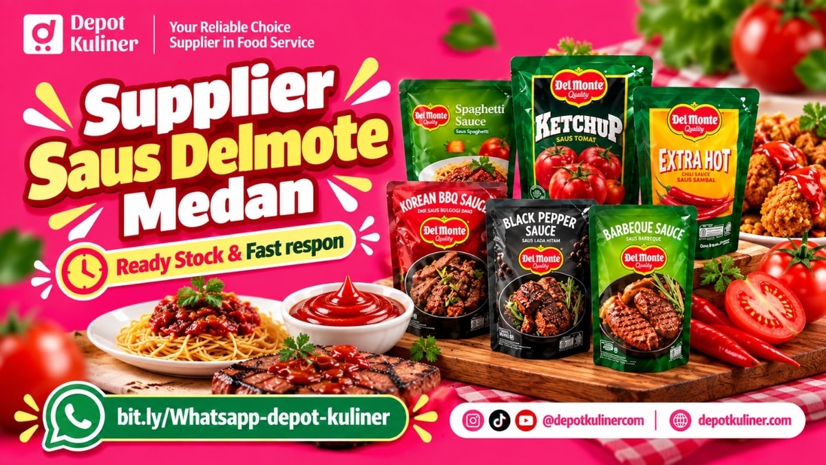 MELAYANI PAKET BESAR & KECIL, WA: 0812-6524-4769, Supplier Saus Delmonte Medan