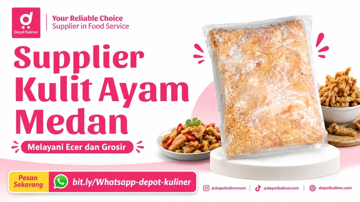 HARGA DISTRIBUTOR, WA: 0812-6524-4769, Supplier Kulit Ayam Medan