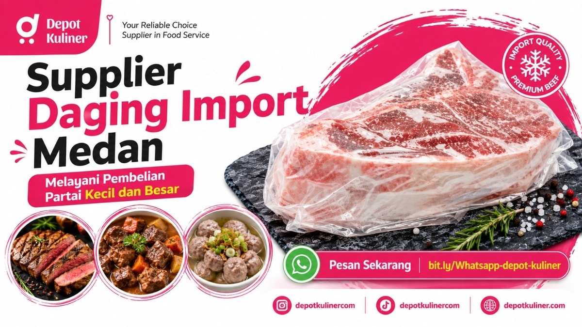 PENGIRIMAN CEPAT, WA: 0812-6524-4769, Supplier Daging Import Medan