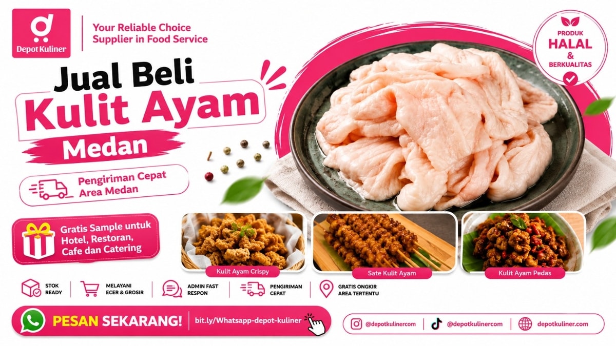 TERLARIS, WA: 0812-6524-4769, Jual Beli Kulit Ayam Medan