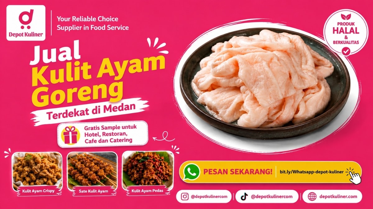 BEST SELLER, WA: 0812-6524-4769, Jual Kulit Ayam Goreng Terdekat di Medan