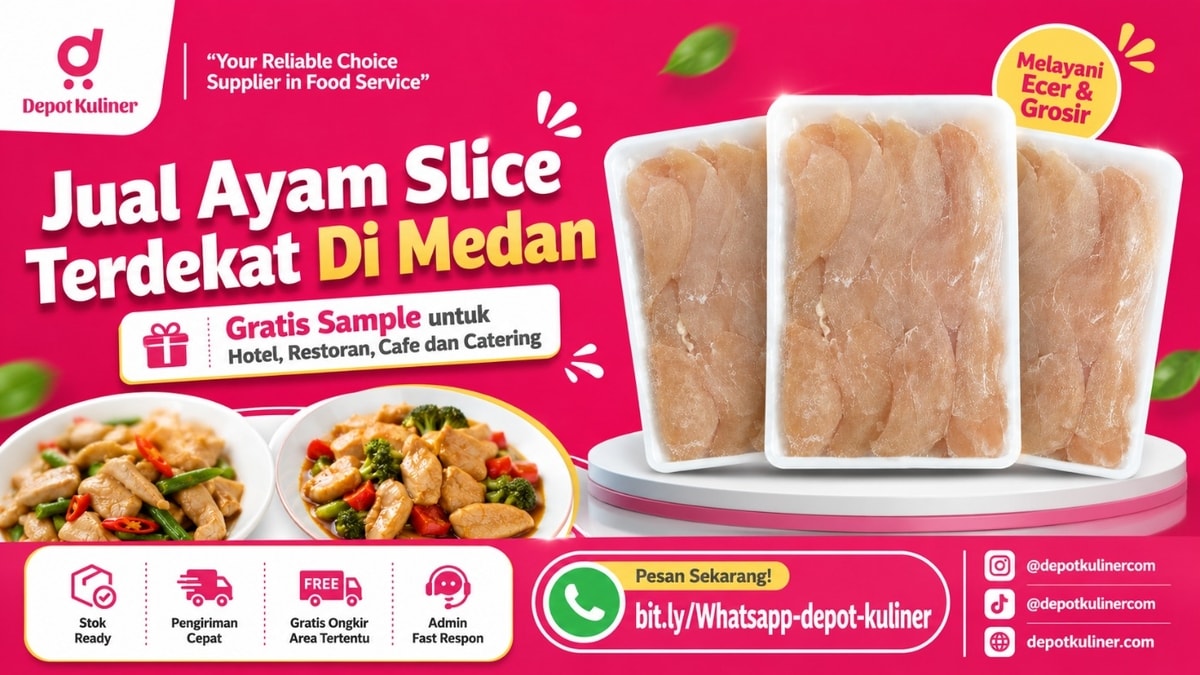 READY STOCK, WA: 0812-6524-4769, Jual Ayam Slice Terdekat Di Medan