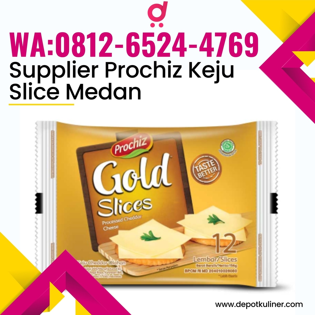 Supplier Prochiz Keju Slice Medan