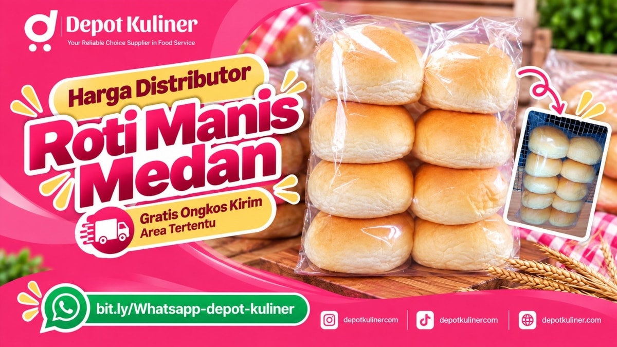 BEST SELLER, WA: 0812-6524-4769, Harga Distributor Roti Manis Medan
