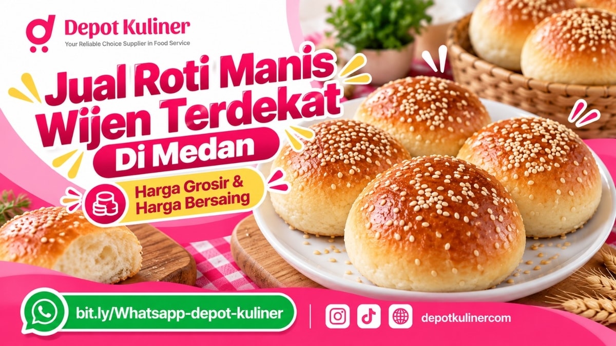 GRATIS ONGKIR AREA TERTENTU, WA: 0812-6524-4769, Jual Roti Manis Wijen Terdekat Di Medan