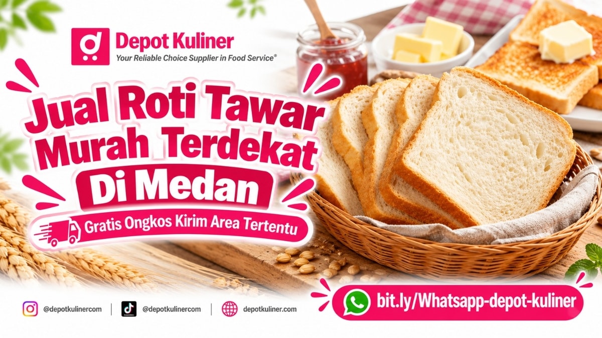 PENGIRIMAN CEPAT, WA: 0812-6524-4769, Jual Roti Tawar Murah Terdekat Di Medan