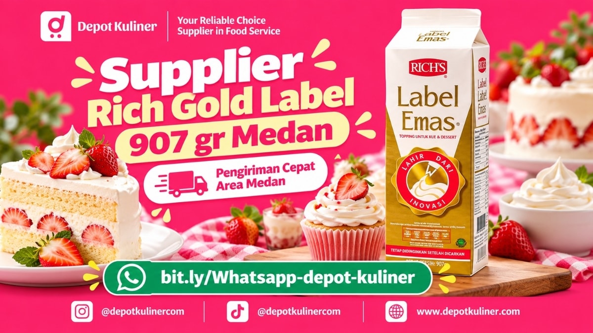 HARGA TERBAIK, WA: 0812-6524-4769, Supplier Rich Gold Label 907 gr Medan