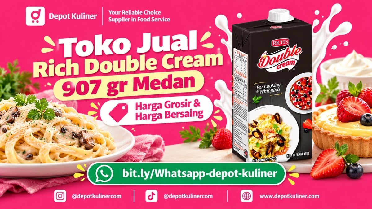 PALING DICARI, WA: 0812-6524-4769, Toko Jual Rich Double Cream 907 gr Medan