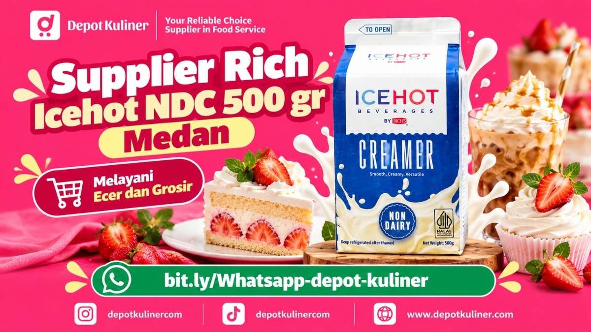 PROMO SPESIAL HARI INI, WA: 0812-6524-4769, Supplier Rich Icehot NDC 500 gr Medan