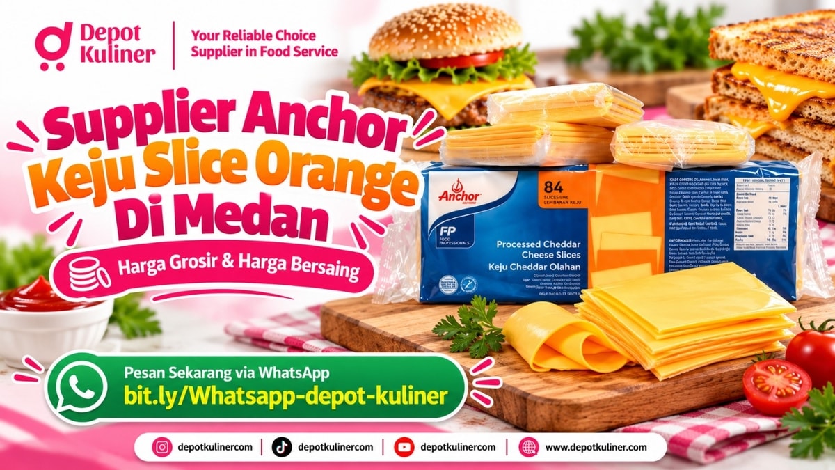 MELAYANI PAKET BESAR & KECIL, WA: 0812-6524-4769, Supplier Anchor Keju Slice Orange Di Medan