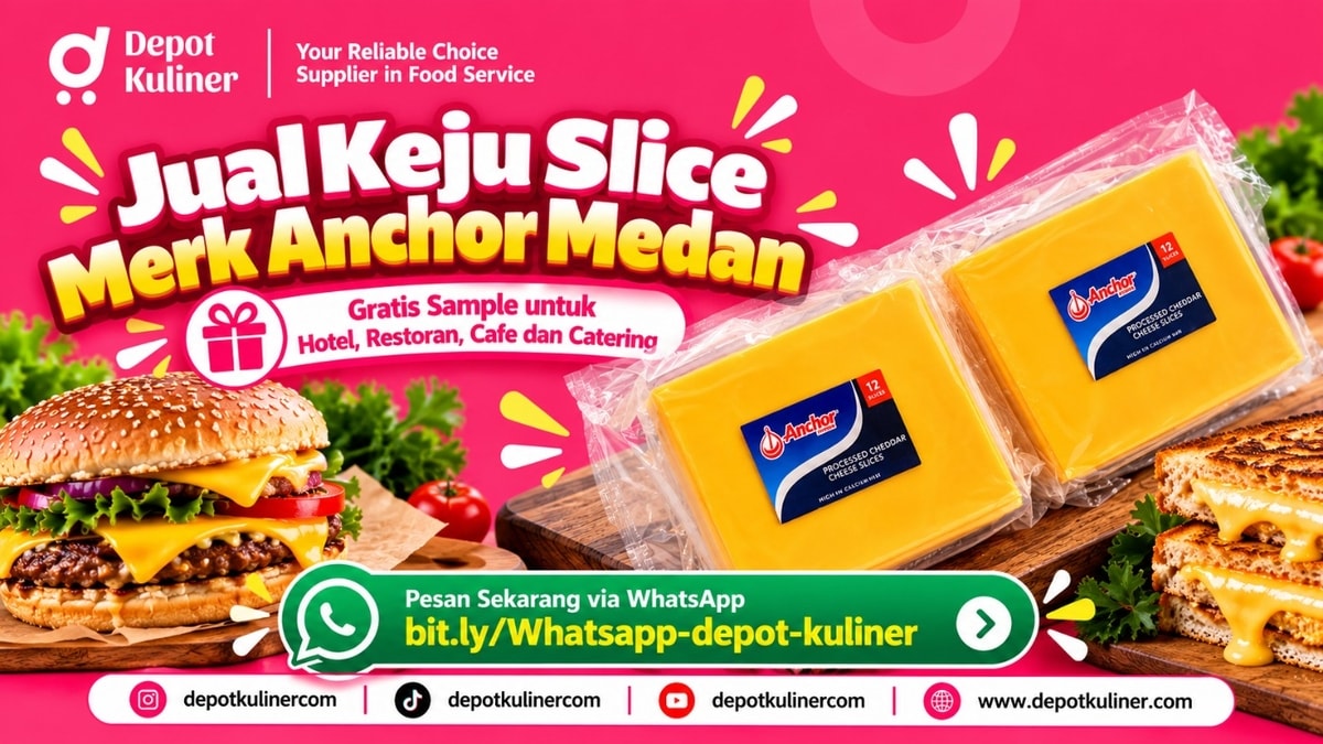 HARGA GROSIR, WA: 0812-6524-4769, Jual Keju Slice Merk Anchor Medan