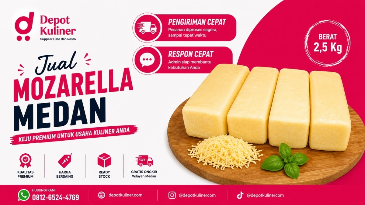 SIAP KIRIM HARI INI, WA: 0812-6524-4769 Jual Mozarella Murah Di Medan