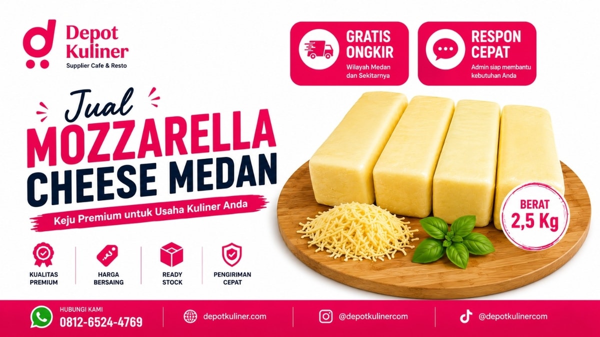 PENGIRIMAN CEPAT,WA: 0812-6524-4769 Jual Mozzarella Cheese Medan