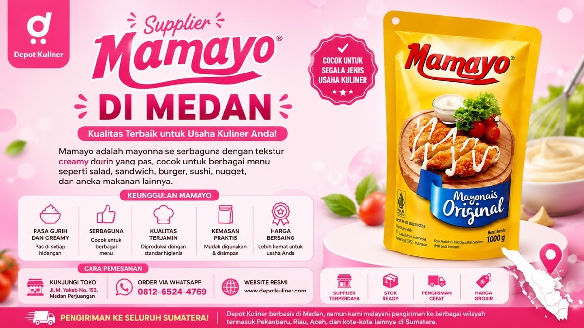 Supplier Mamayo Medan Harga Grosir & Stok Ready
