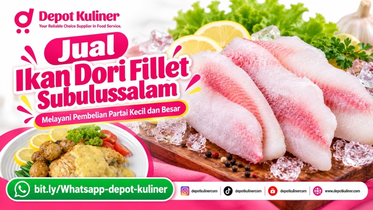 BEST SELLER, WA: 0812-6524-4769, Jual Ikan Dori Fillet Subulussalam