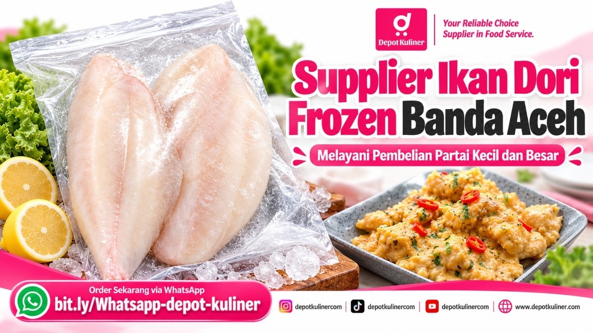 TERLARIS, WA: 0812-6524-4769, Supplier Ikan Dori Frozen Banda Aceh