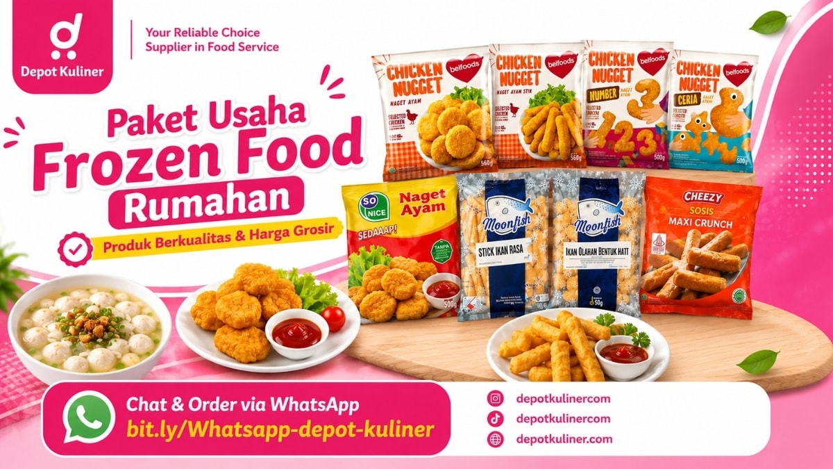 DISKON SPESIAL, WA: 0812-6524-4769, Paket Usaha Frozen Food Rumahan
