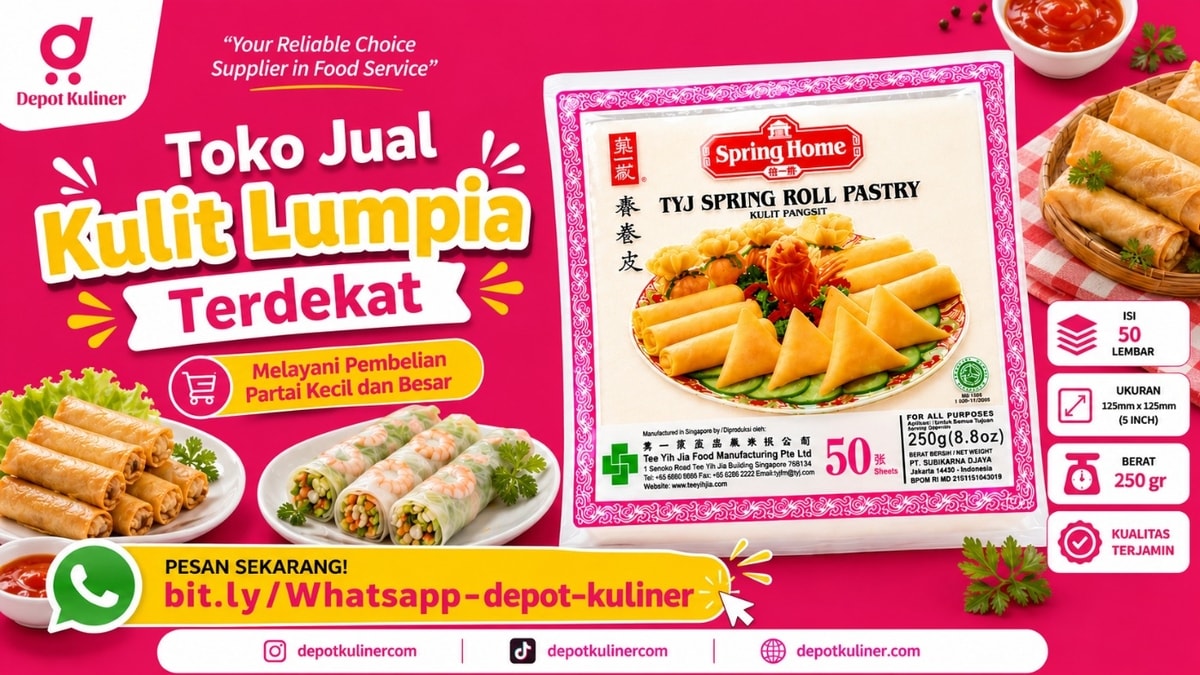 DISKON SPESIAL, WA: 0812-6524-4769, Toko Jual Kulit Lumpia Terdekat