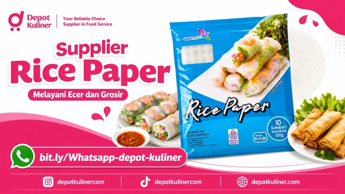 PRODUK TERLENGKAP, WA: 0812-6524-4769, Supplier Rice Paper