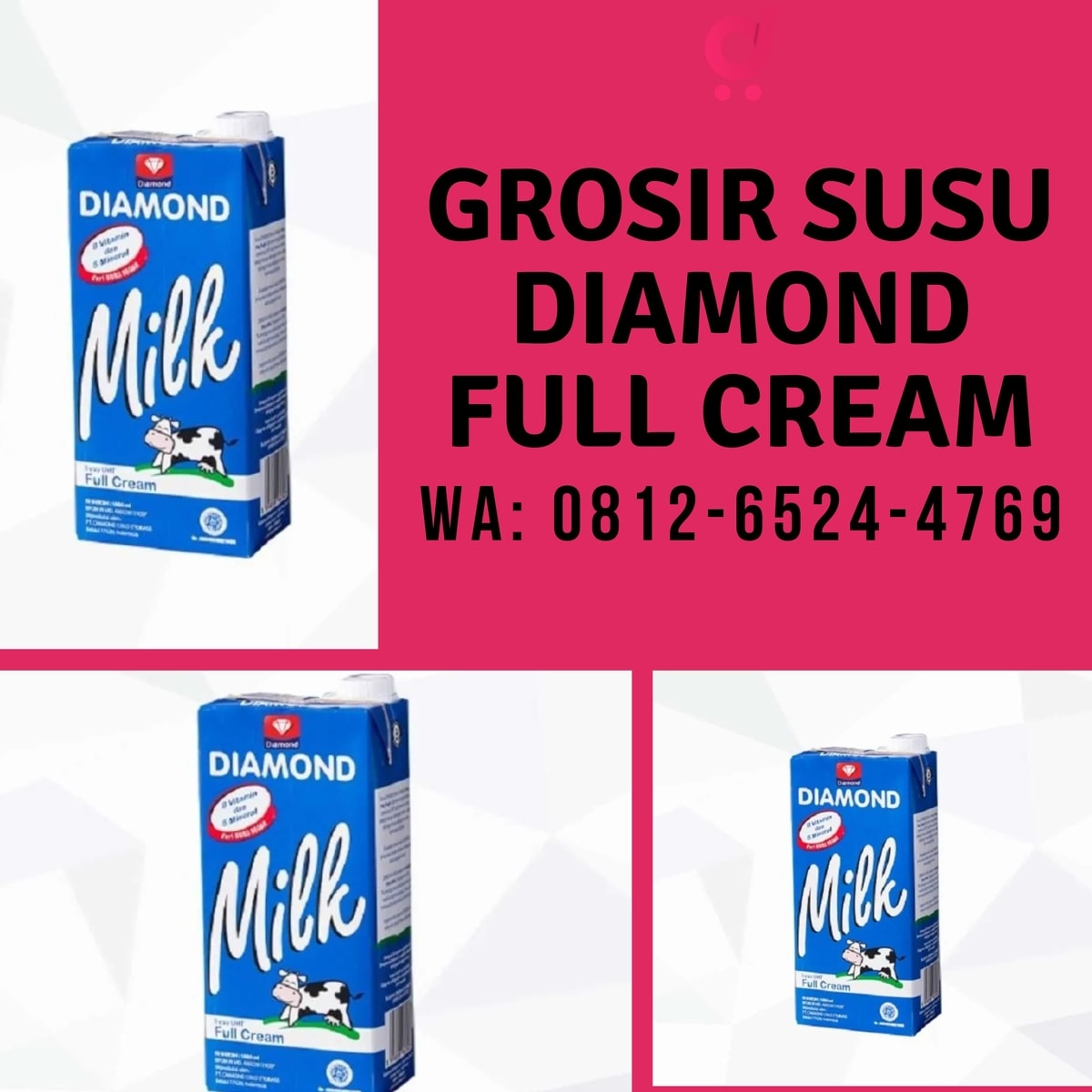Susu Diamond Full Cream Harga Grosir – Solusi Hemat untuk Usaha Kuliner & Dapur MBG