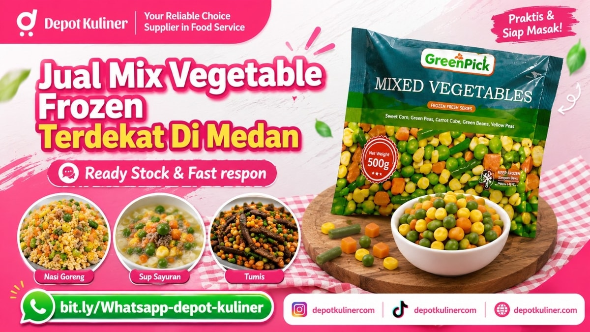 PROMO SPESIAL HARI INI, WA: 0812-6524-4769, Jual Mix Vegetable Frozen Terdekat Di Medan
